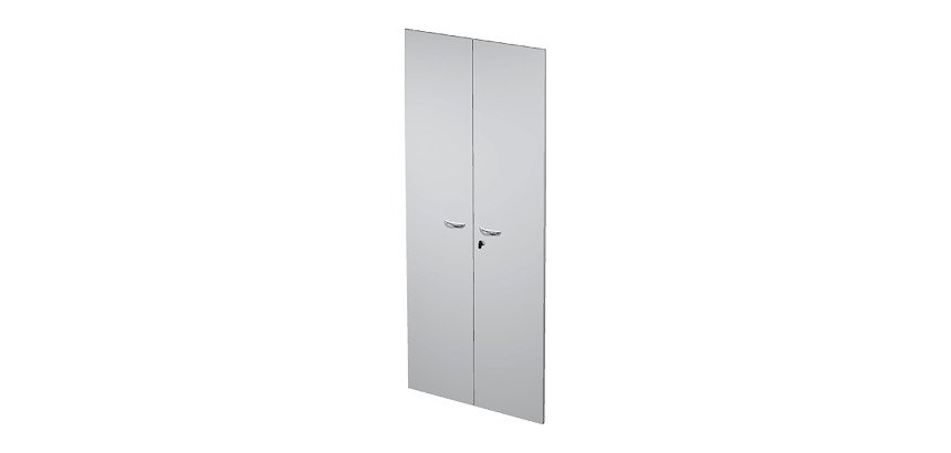 Pair of doors for open furniture l 80 x d 2 cm