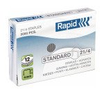Punti metallici Rapid 21/4 Argento 30 fogli 20000 fermagli