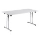 Tavolo pieghevole bianco 160 x 80 x 72,5cm