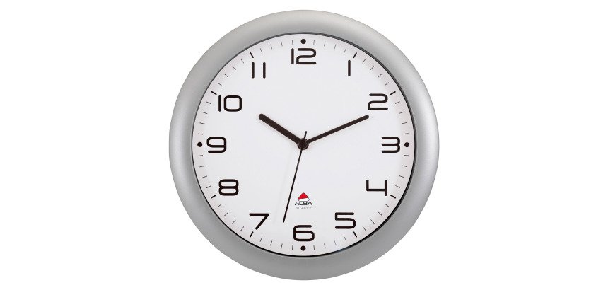 Orologio da parete al quarzo Alba diametro 30 x spessore 5,5 cm