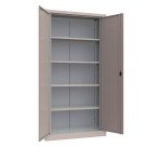 Armadio con porte 5 grigio 1.000 x 450 x 2.000 mm