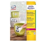 Etichette adesive Avery resistenti in poliestere bianco 210x297mm, 1 etichetta per foglio, adesivo rimovibile, laser, 20 fogli