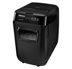 Distruggidocumenti Fellowes Automax 200C, taglio a frammento, 200 fogli, nero