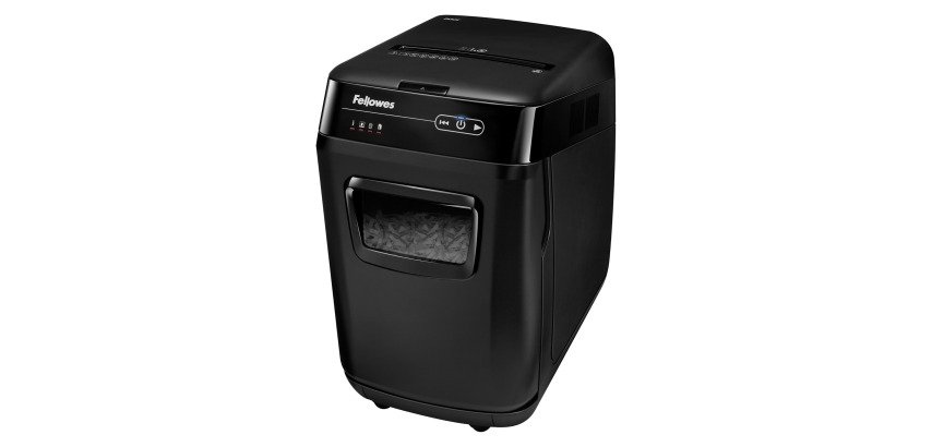 Fellowes AutoMax 200C Cross-Cut Shredder Security Level P-4 200 Automatic & 10 Manual Sheets