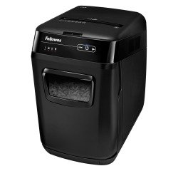 Distruggidocumenti Fellowes Automax 150C, taglio a frammento, 150 fogli, nero