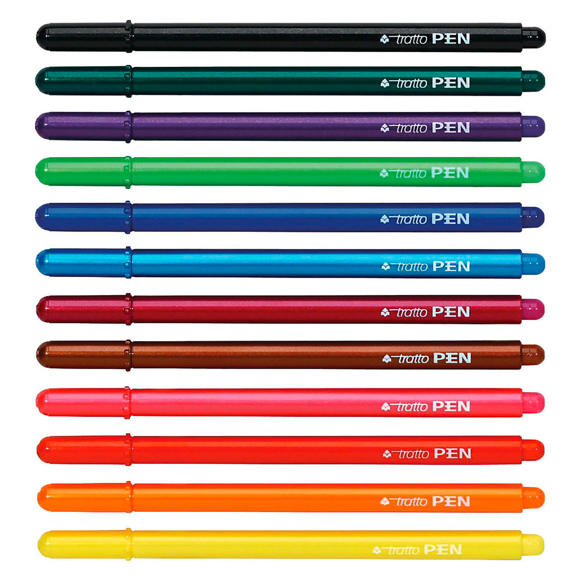 Pennarelli Tratto Pen. Confezione 12 colori assortiti - Tratto - Cartoleria  e scuola