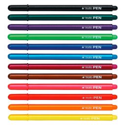Penne Fila Tratto Pen colori assortiti 12 pezzi