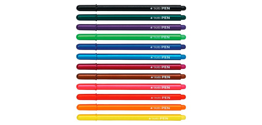 Penne Fila Tratto Pen colori assortiti 12 pezzi