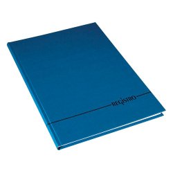 Registro Blu A quadretti A4 29,7 x 21 cm 60 g/m² 384+2 fogli