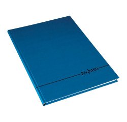 Registro Blu A quadretti A4 29,7 x 21 cm 60 g/m² 384+2 fogli