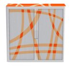 Armadio Paperflow arancione 1.040 x 1.100 x 415 mm