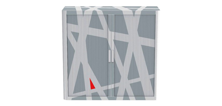 Armadio Paperflow grigio 1.040 x 1.100 x 415 mm