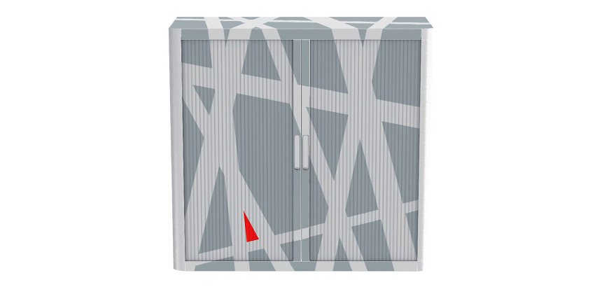 Armadio Paperflow grigio 1.040 x 1.100 x 415 mm