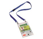 DURABLE Badge Holder 852507 Blue 20 mm 10 Pieces
