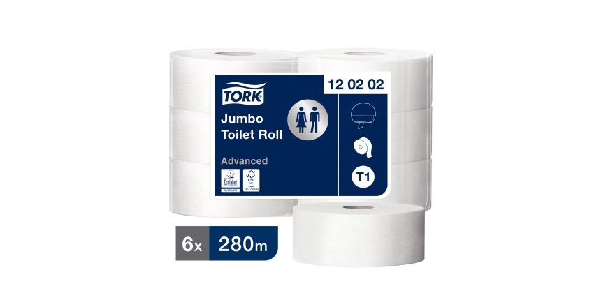 Carta igienica Tork Jumbo 2 Strati 6 rotoli