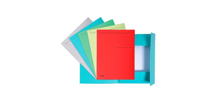 Exacompta 3-flap folders 449003E A4 Red 24.5 x 0.2 x 35 cm 50 Pieces