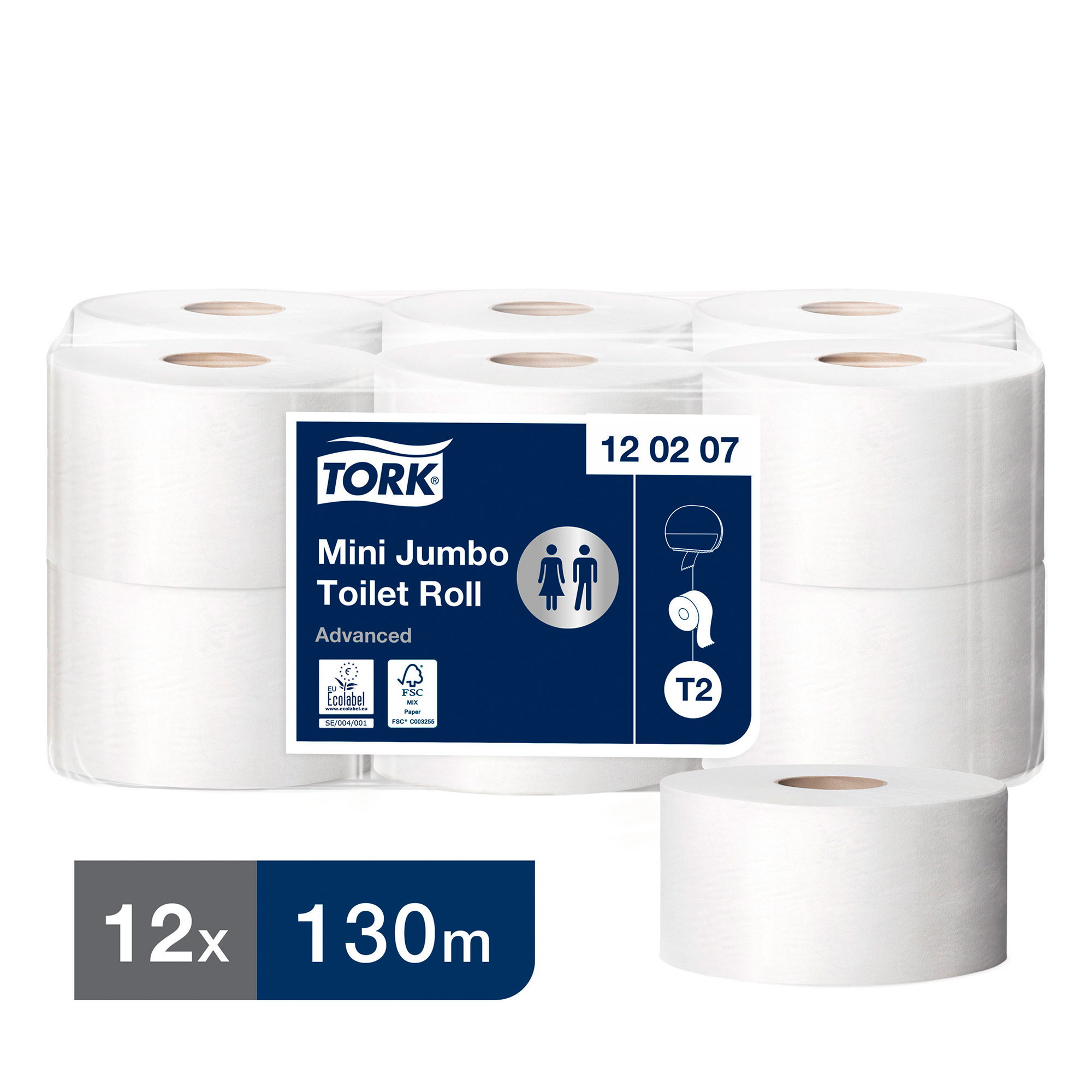 Carta Igienica Mini Jumbo - 12 Rotoli Da 130 Metri, 2 Velature - Foto 10