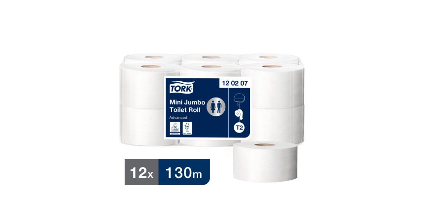 Carta igienica Tork Mini Jumbo 2 Strati 12 rotoli