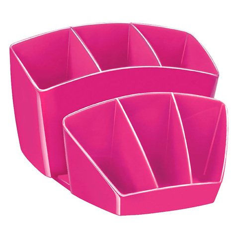 Portapenne CEP Gloss Rosa plastica 14,3 x 15,8 x 9,3 cm