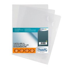 Buste a L FAVORIT Pratic A4 trasparente polipropilene 2230 cm 50 unità