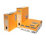 Buste a perforazione Universale Favorit LA500 Linear 22 x 30 cm trasparente polipropilene finitura goffrata a buccia d'arancia spessore medio 500 unità