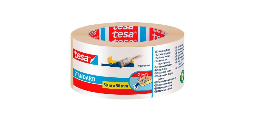 Nastro adesivo tesa Standard 50 mm x 50 m giallo