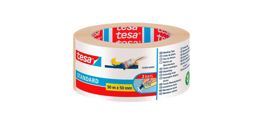 Nastro adesivo tesa Standard 50 mm x 50 m giallo