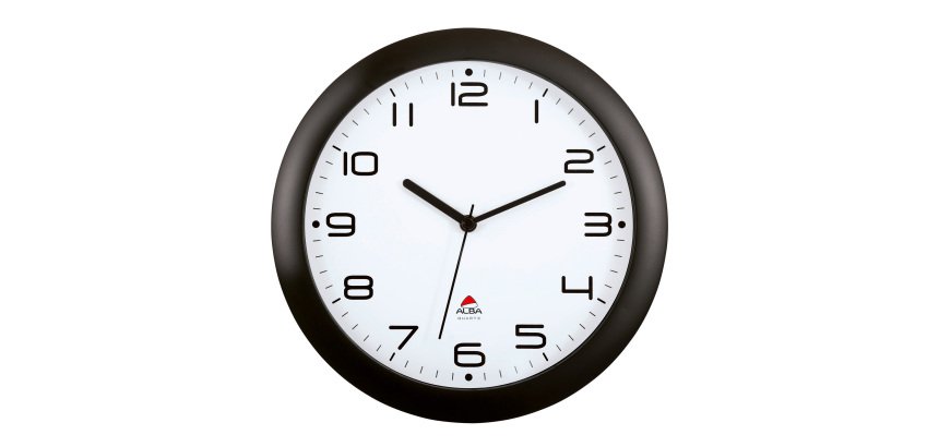 Orologio da parete al quarzo Alba diametro 30 x spessore 5,5 cm