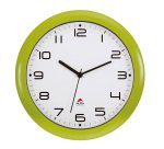 Orologio da parete al quarzo Alba 30 x 5,5 cm verde-bianco