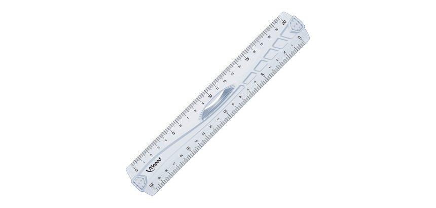 Maped Ruler Geometric Clear