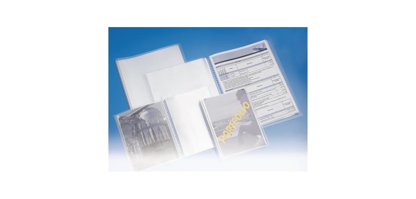 Portalistini FAVORIT Personalizzabile A4+ polipropilene 22 x 30 cm trasparente 30 buste - 60 viste