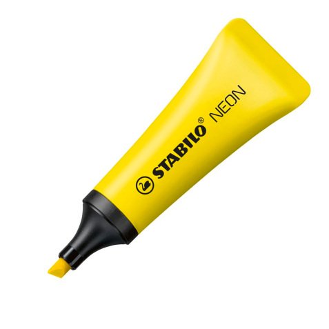 Evidenziatori STABILO Neon a scalpello giallo 10 pezzi