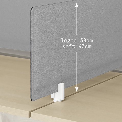Schermo fonoassorbente Shark 140 grigio 280 x 43 mm