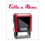 Timbro Trodat Printy 4910 "Fatto a mano" rosso