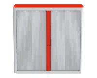 Armadio Paperflow grigio-rosso 1.040 x 1.100 x 415 mm