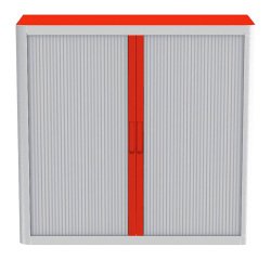 Armadio Paperflow grigio-rosso 1.040 x 1.100 x 415 mm