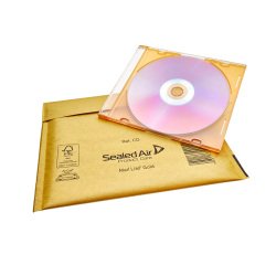 Buste imbottite Sealed Air CD - 18 x 16 cm - 79 g/m² avana senza finestra chiusura autoadesiva - 10 unità