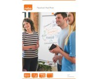 Blocco per lavagna a fogli mobili Nobo bianco 65 x 2 x 95,5 cm 60 g/m² 20 fogli