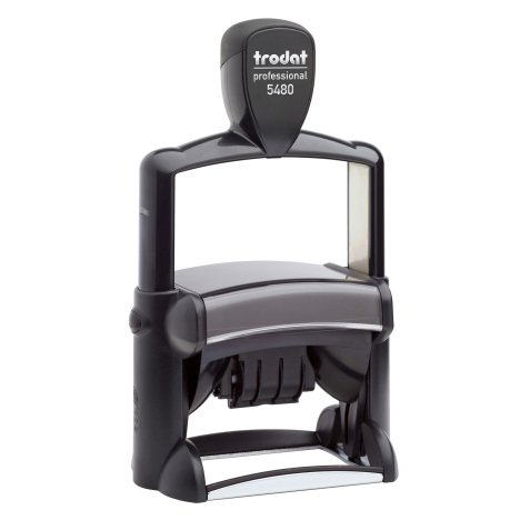 Timbro datario Trodat Professional 5480 6,8 x 4,7 cm nero