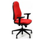 Sedia operativa Eco Smart girevole UNISIT Ariel AIER/ER rosso