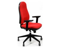 Sedia operativa Eco Smart girevole UNISIT Ariel AIER/ER rosso