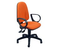 Sedia operativa Eco Smart girevole UNISIT Team TMSY arancione