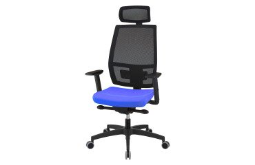 Sedia girevole UNISIT MAAPG Melania Eco blu