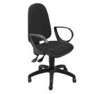 Sedia operativa Eco Smart girevole UNISIT Team TMSY nero