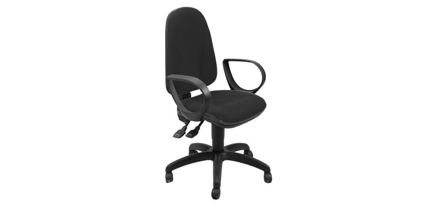 Sedia operativa Eco Smart girevole UNISIT Team TMSY nero