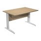 Scrivania a T Base Plus 120 x 80 x 72 cm