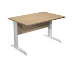 Desk L metal legs depth 80 x height 72 cm