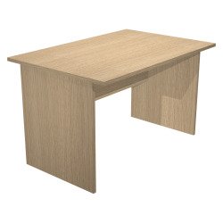 Scrivania con gambe pannello Lione l 120 x p 80 x h 72 cm