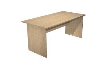 Scrivania con gambe pannello Lione p 80 x h 72 cm