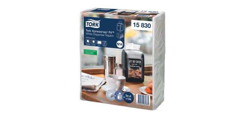 Tovaglioli Tork bianco 6 unità da 120 fogli
